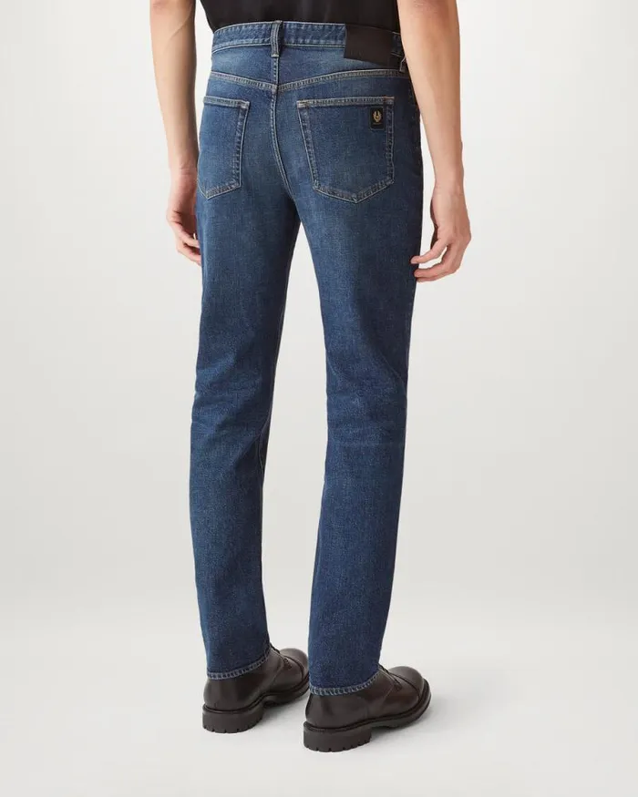 Jeans Men Belstaff Longton Jean Washed Indigo Jeans Men Belstaff Longton Jean Washed Indigo