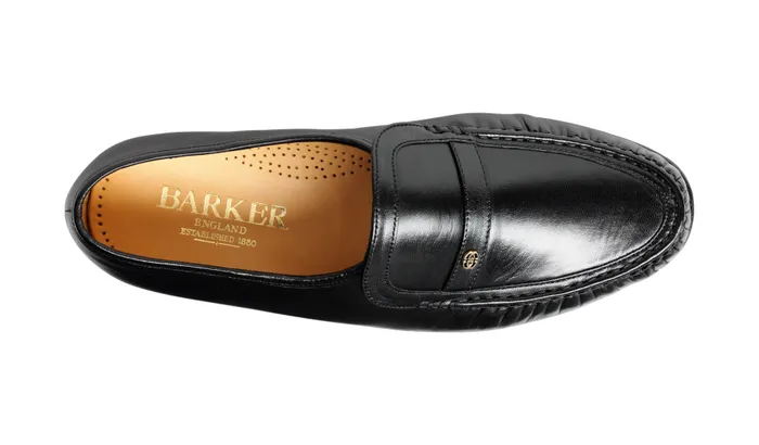 Jefferson 8211 Black Kid Men Barker Shoes Mens Loafers