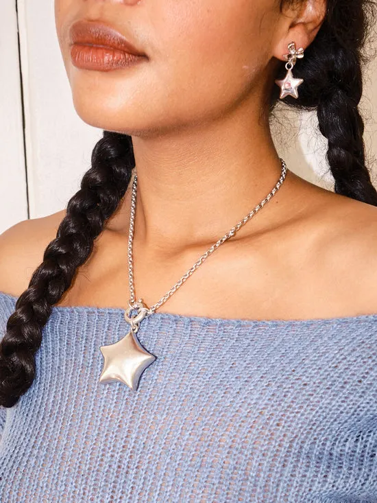 Jewelry Lisa Says Gah Women The Star Necklace Slvr