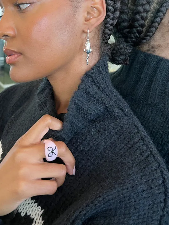 Jewelry Women Lisa Says Gah Silver Rat Hoop Silver