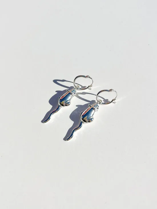 Jewelry Women Lisa Says Gah Silver Rat Hoop Silver