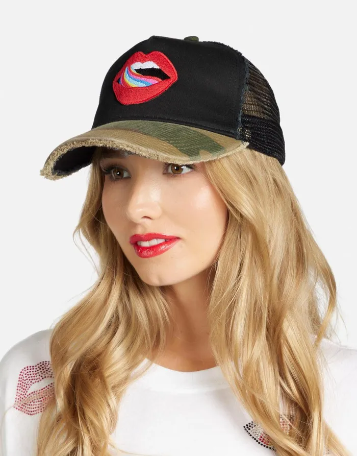 Jilly Candy Lip Blackcamo Women039s Lauren Moshi Hats