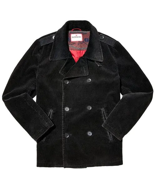 Joebrowns Coats and Jackets Apparel Carefree Cord Coat Grey Black Joebrowns Coats and Jackets Apparel Carefree Cord Coat Grey Black