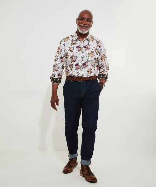 Joebrowns Heritage Floral Shirt Cream Apparel Shirts Joebrowns Heritage Floral Shirt Cream Apparel Shirts