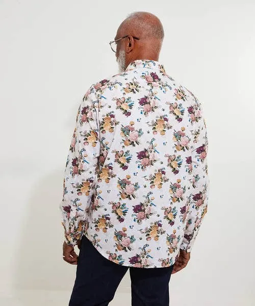 Joebrowns Heritage Floral Shirt Cream Apparel Shirts Joebrowns Heritage Floral Shirt Cream Apparel Shirts