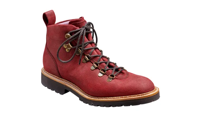 Julie 8211 Plum Waxy Suede Women Barker Shoes Womens Boots
