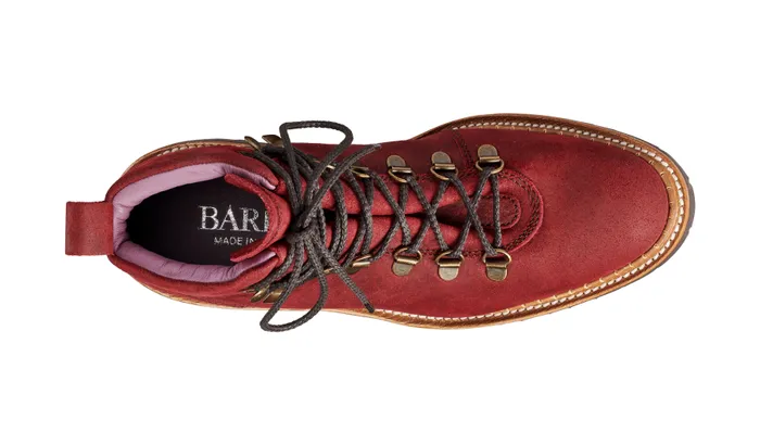 Julie 8211 Plum Waxy Suede Women Barker Shoes Womens Boots