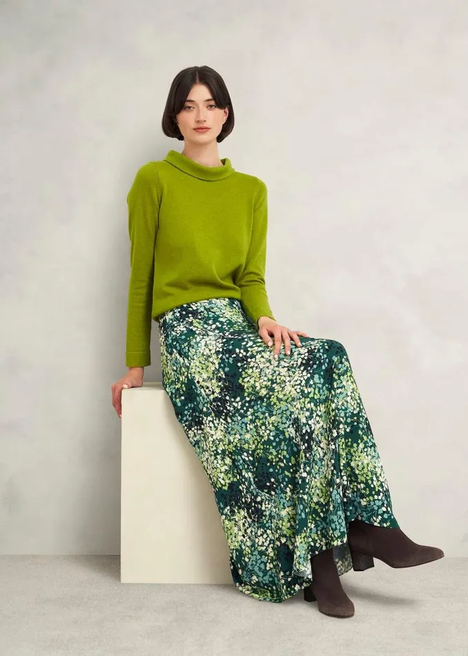 Jumpers and Cardigans Women HOBBS Audrey Wool Cashmere Jumper Lime Green