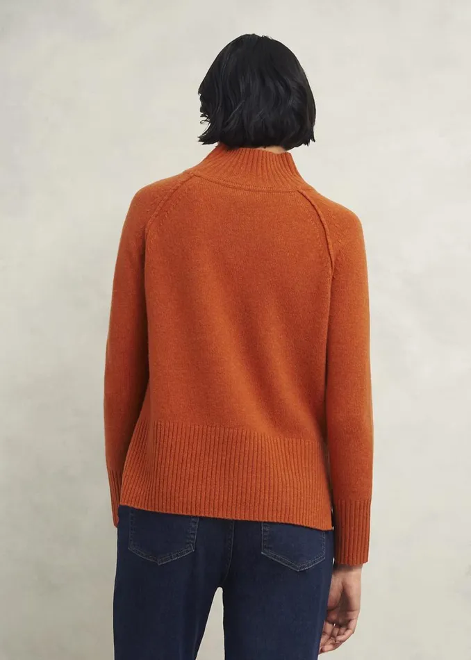 Jumpers and Cardigans Women HOBBS Lorraine Wool Blend Jumper Burnt Orange