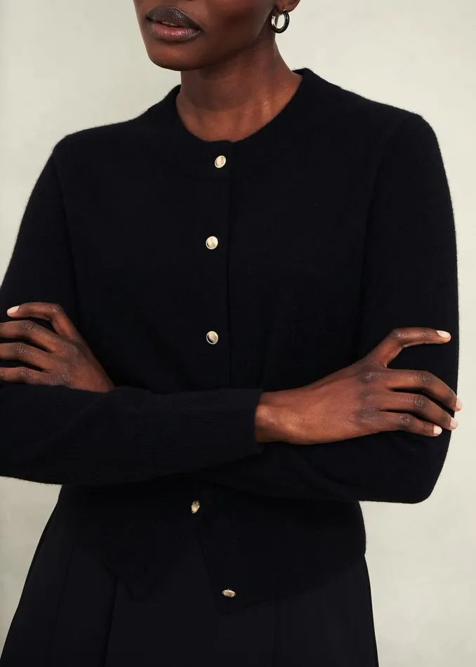 Jumpers and Cardigans Women HOBBS Monica Cashmere Cardigan Hobbs Black