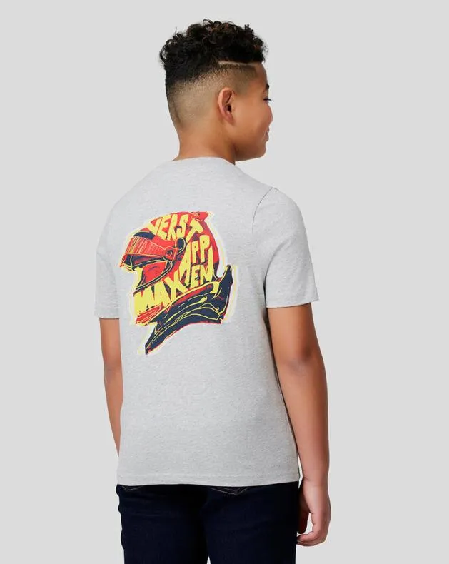 Junior Castore Junior Oracle Red Bull Racing S Max Helmet Tee 8211 Grey Marl