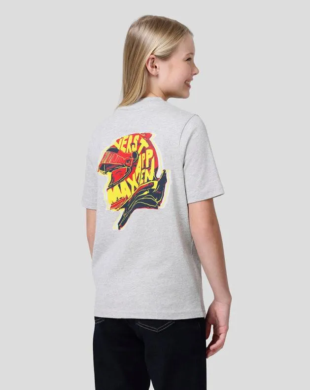 Junior Castore Junior Oracle Red Bull Racing S Max Helmet Tee 8211 Grey Marl