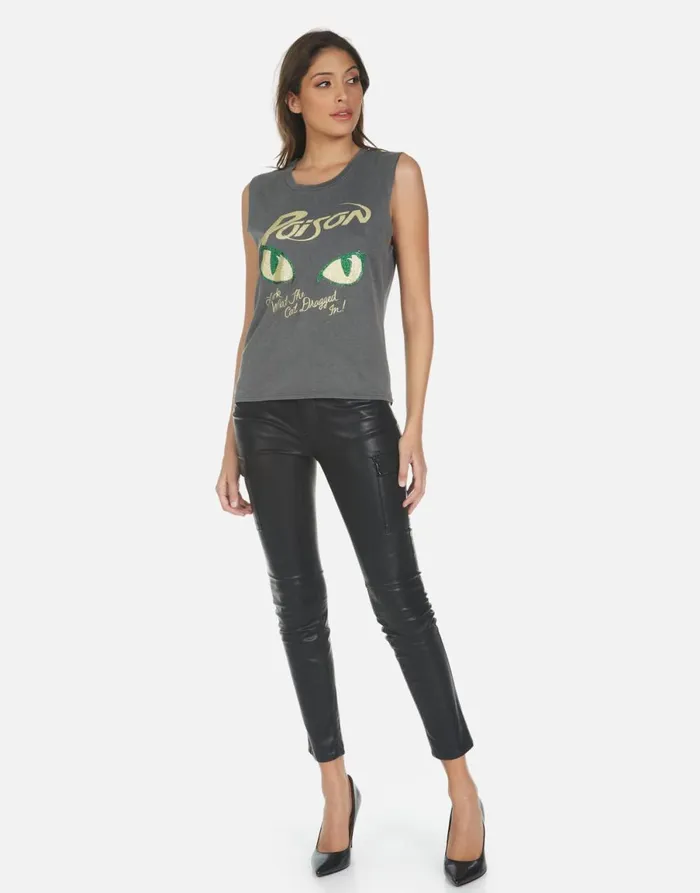 Kel X Crystal Poison Pigment Black Women039s Lauren Moshi Tanks