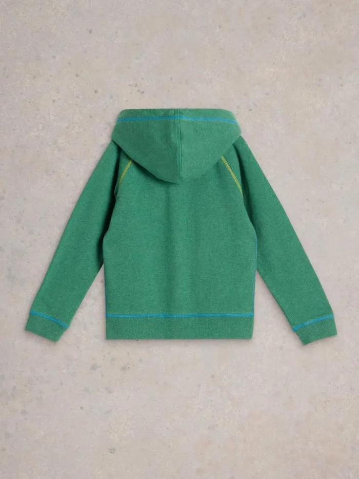 Kids Charlie Hoody Khaki Green White Stuff Knitwear Kids Charlie Hoody Khaki Green White Stuff Knitwear