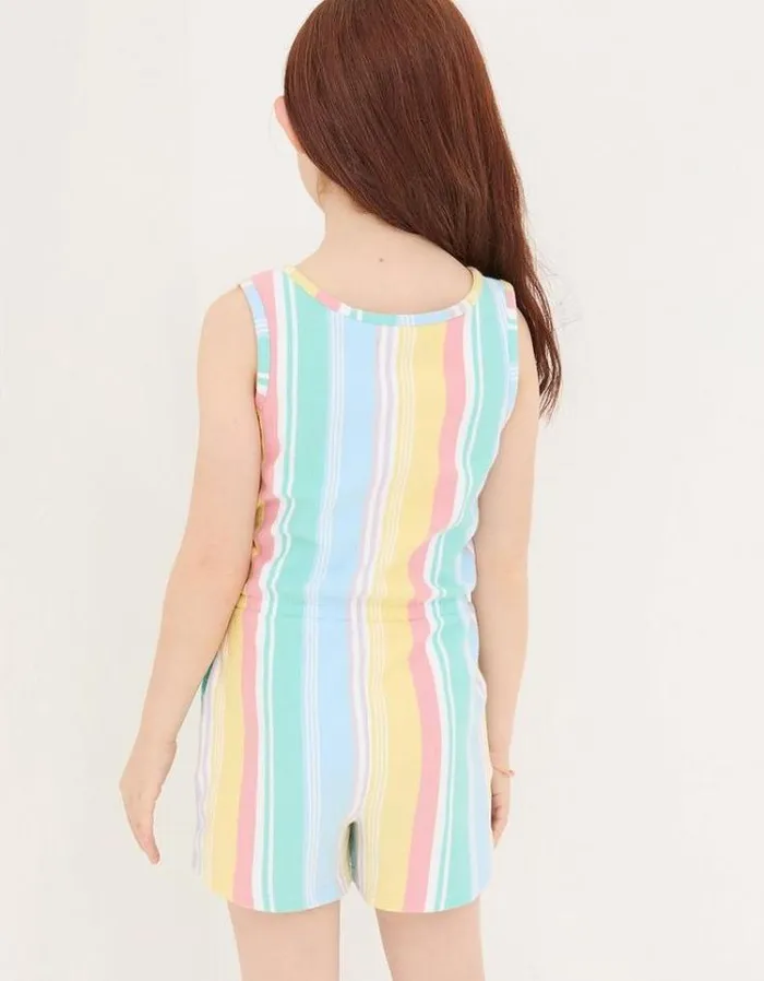 Kids FatFace Jumpsuits and Playsuits Evie Stripe Playsuit Multi