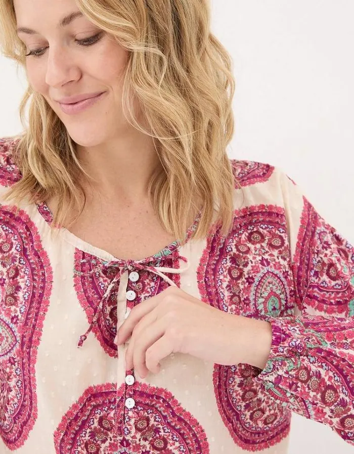 KidsWomen FatFace Mini Me Outfits Ishana Detail Paisley Blouse Multi