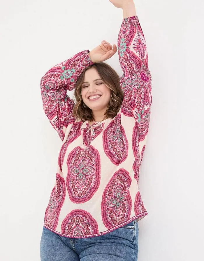 KidsWomen FatFace Mini Me Outfits Ishana Detail Paisley Blouse Multi