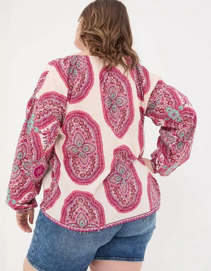 KidsWomen FatFace Mini Me Outfits Ishana Detail Paisley Blouse Multi