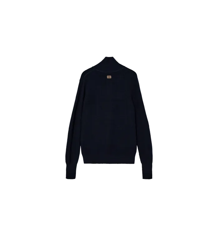 Knits Men MOS MOSH MMGAngelo HalfZip Knit Navy Knits Men MOS MOSH MMGAngelo HalfZip Knit Navy