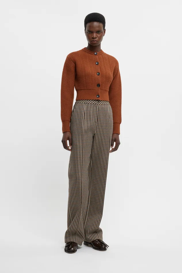 Knitwear Women Albert Knit In Caramel Cashfeel Emilia Wickstead Knitwear Women Albert Knit In Caramel Cashfeel Emilia Wickstead