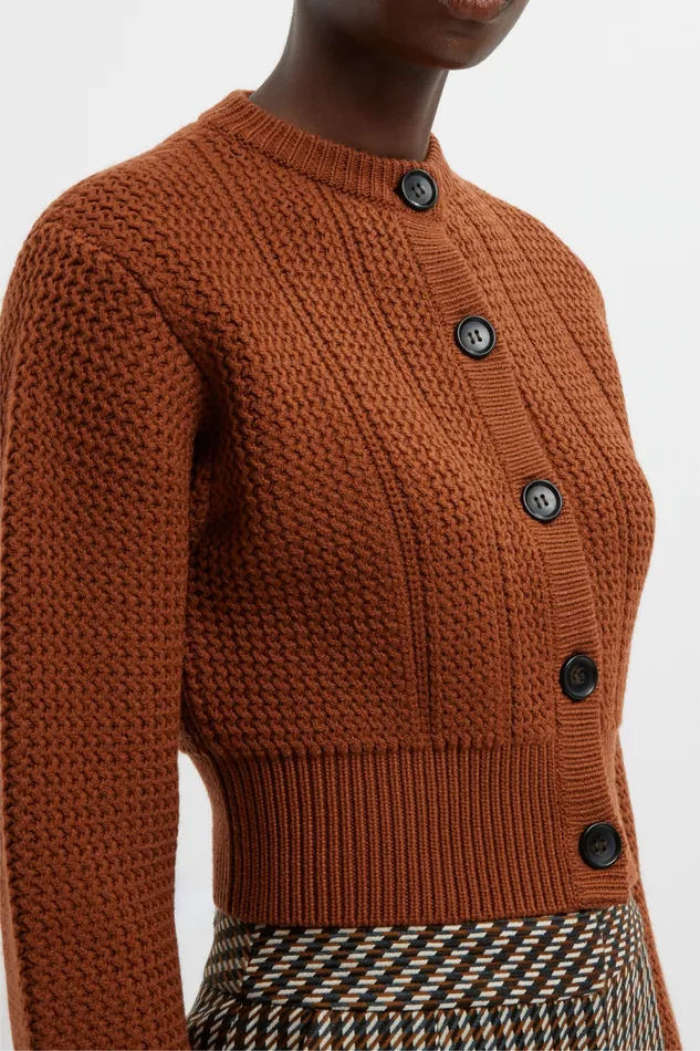Knitwear Women Albert Knit In Caramel Cashfeel Emilia Wickstead Knitwear Women Albert Knit In Caramel Cashfeel Emilia Wickstead