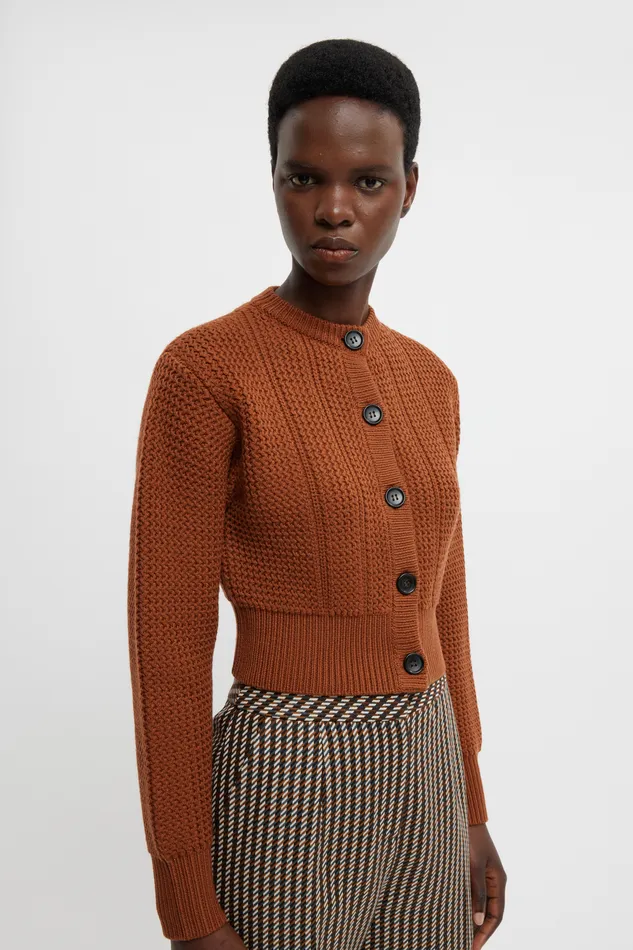 Knitwear Women Albert Knit In Caramel Cashfeel Emilia Wickstead Knitwear Women Albert Knit In Caramel Cashfeel Emilia Wickstead