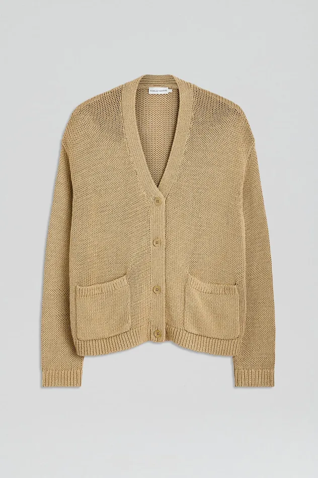Knitwear Women SILK COTTON V PEBBLE Scanlan Theodore Knitwear Women SILK COTTON V PEBBLE Scanlan Theodore