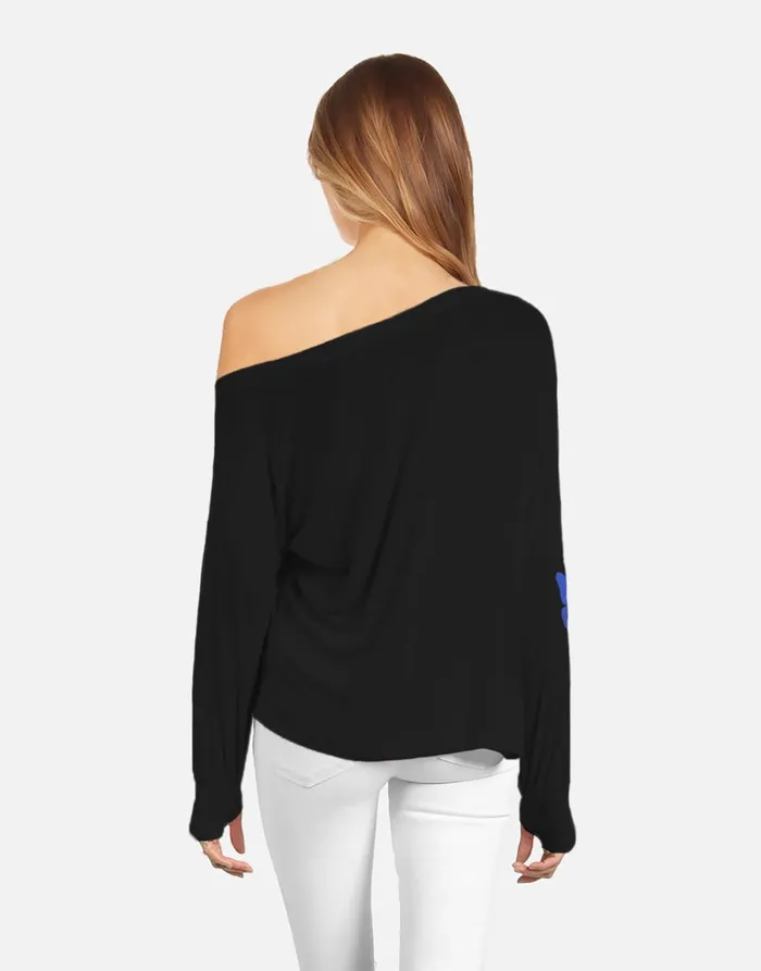Krista Peace Evil Eye Black Women039s Lauren Moshi Long Sleeve