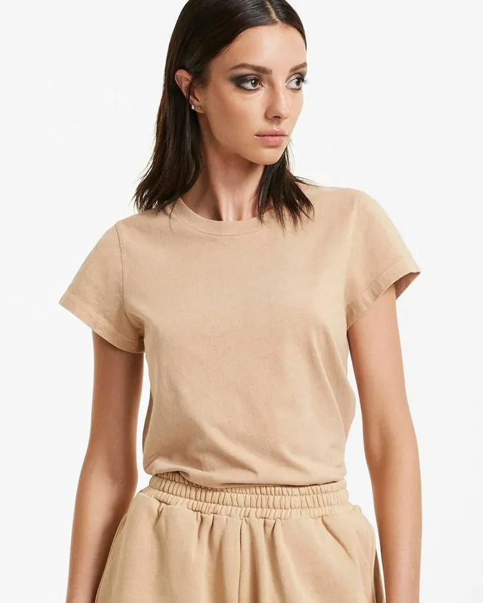 Ksubi 3 X 4 Mini Ss Tee Latte Womens 4 X 4