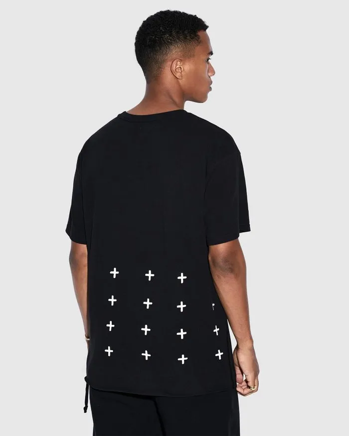 Ksubi 4 X 4 Biggie Ss Tee Jet Black Mens TShirts