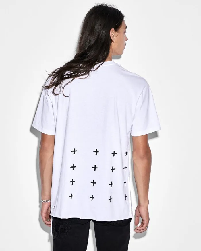 Ksubi 4 X 4 Biggie Ss Tee Optic White Mens TShirts