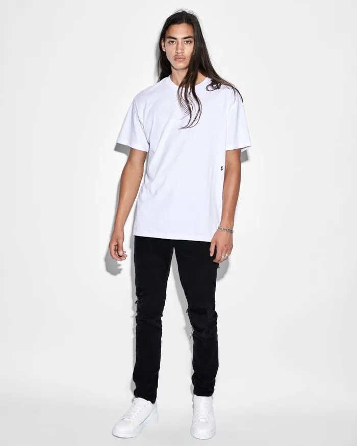 Ksubi 4 X 4 Biggie Ss Tee Optic White Mens TShirts