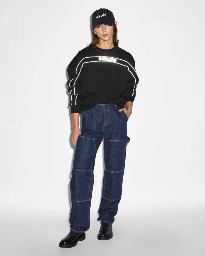 Ksubi 90s Oh G Crew Black Womens Sweats