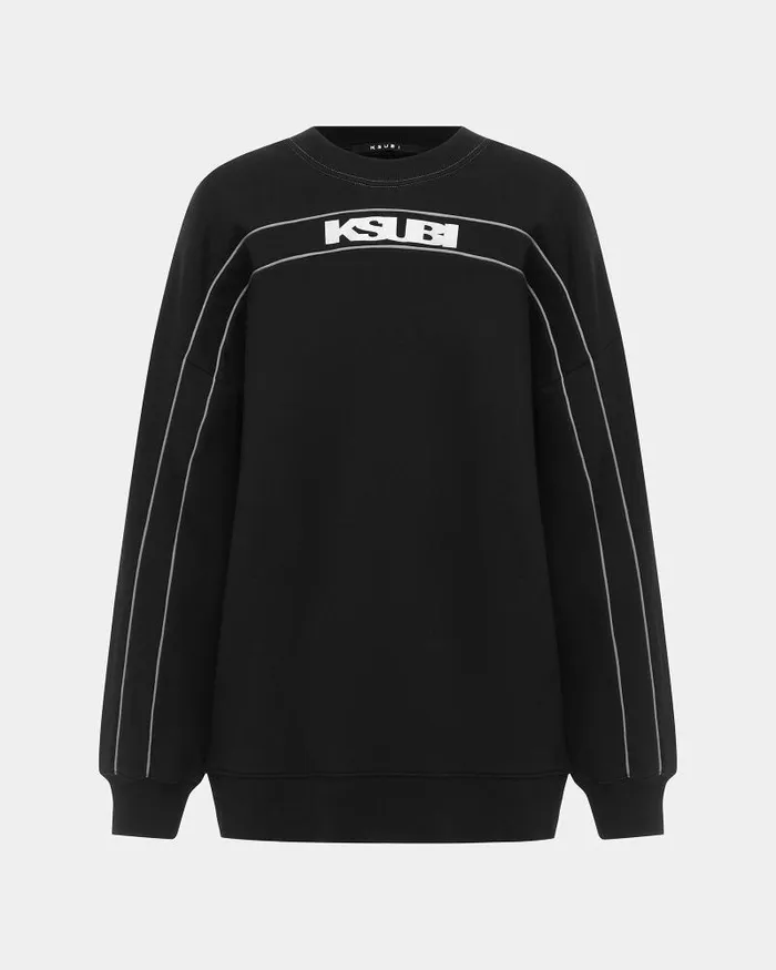 Ksubi 90s Oh G Crew Black Womens Sweats