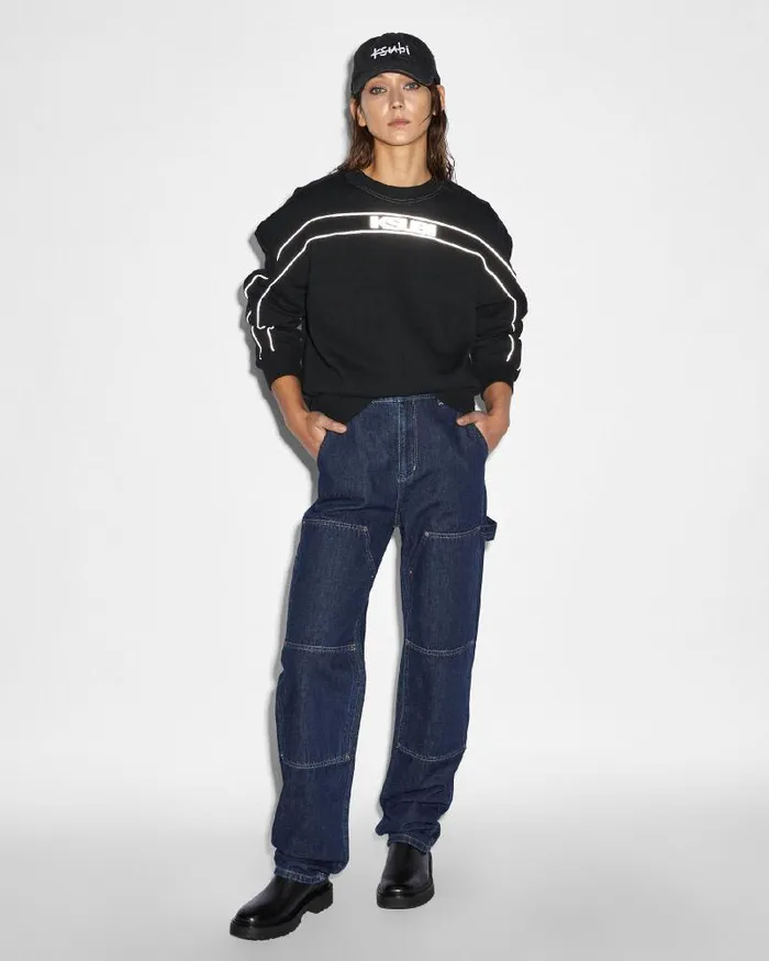 Ksubi 90s Oh G Crew Black Womens Sweats