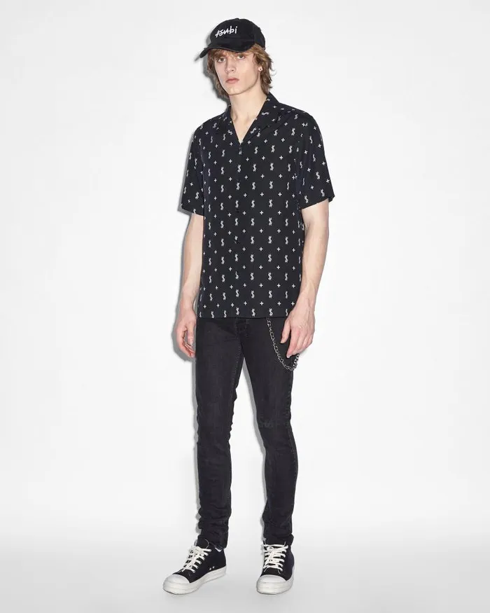 Ksubi Allstar Resort Ss Shirt Black Mens Shirts