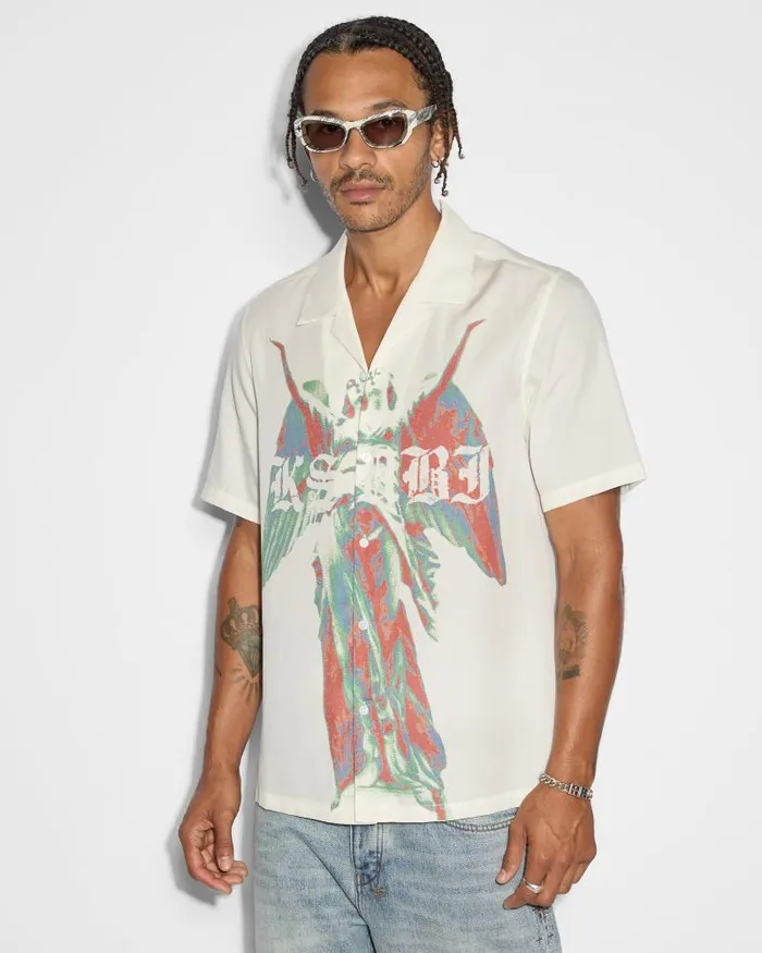 Ksubi Angelik Resort Ss Shirt White Mens Shirts