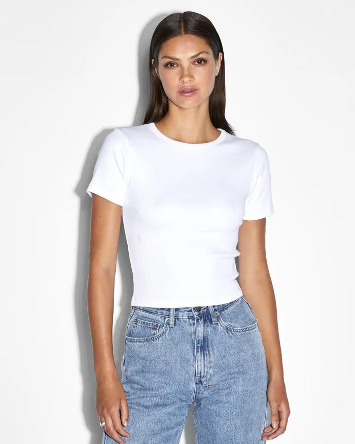 Ksubi Arise Ss Tee White Womens Tops
