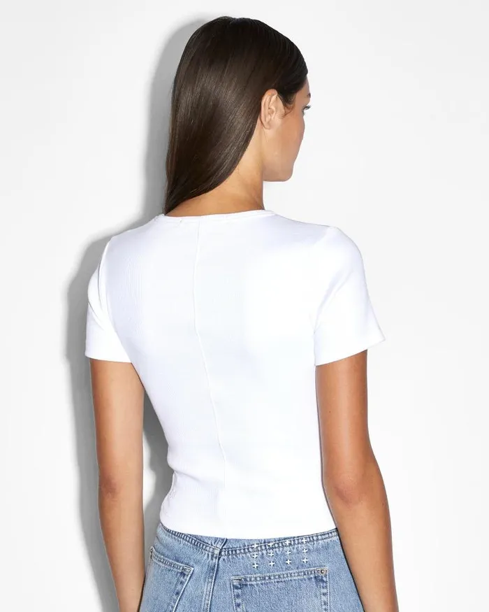 Ksubi Arise Ss Tee White Womens Tops
