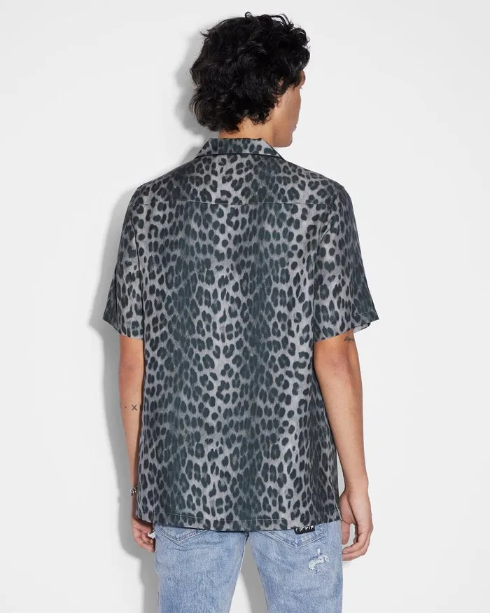 Ksubi Big Kat Resort Ss Shirt Black Mens Shirts