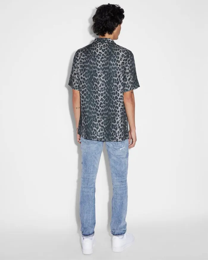 Ksubi Big Kat Resort Ss Shirt Black Mens Shirts