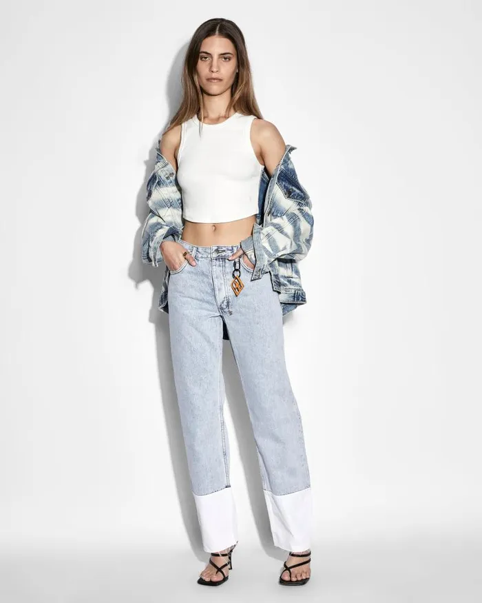 Ksubi Brooklyn Jean Muse Cuffed Womens Straight