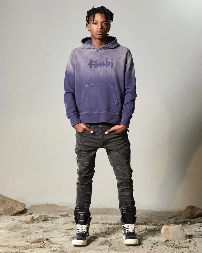 Ksubi Chitch Oil Slick Repair Mens Skinny