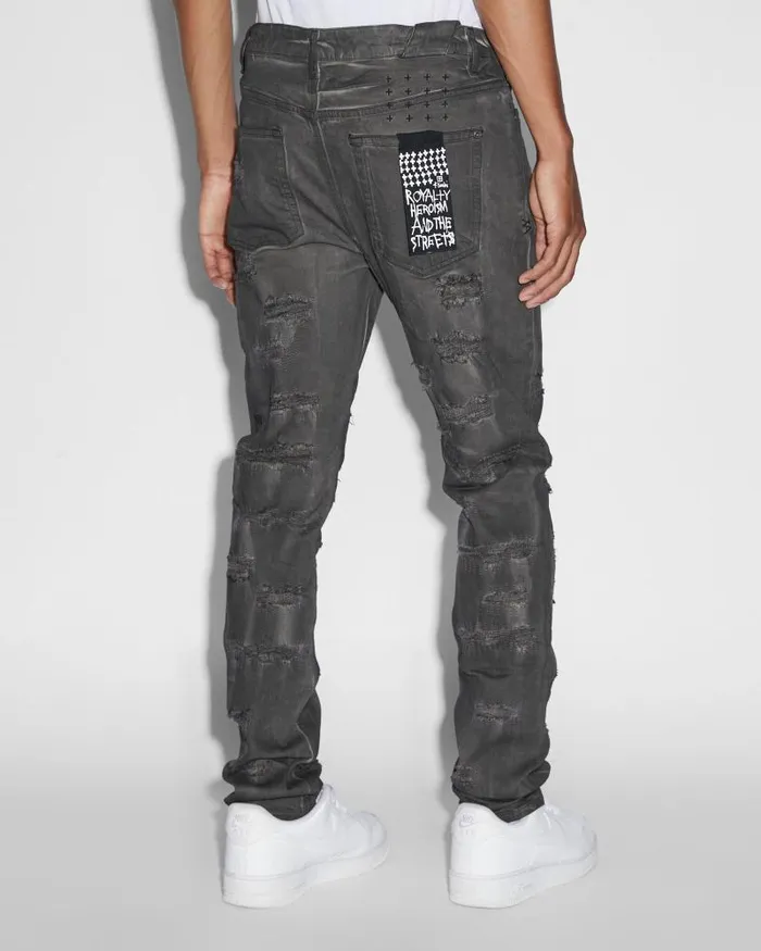 Ksubi Chitch Oil Slick Repair Mens Skinny