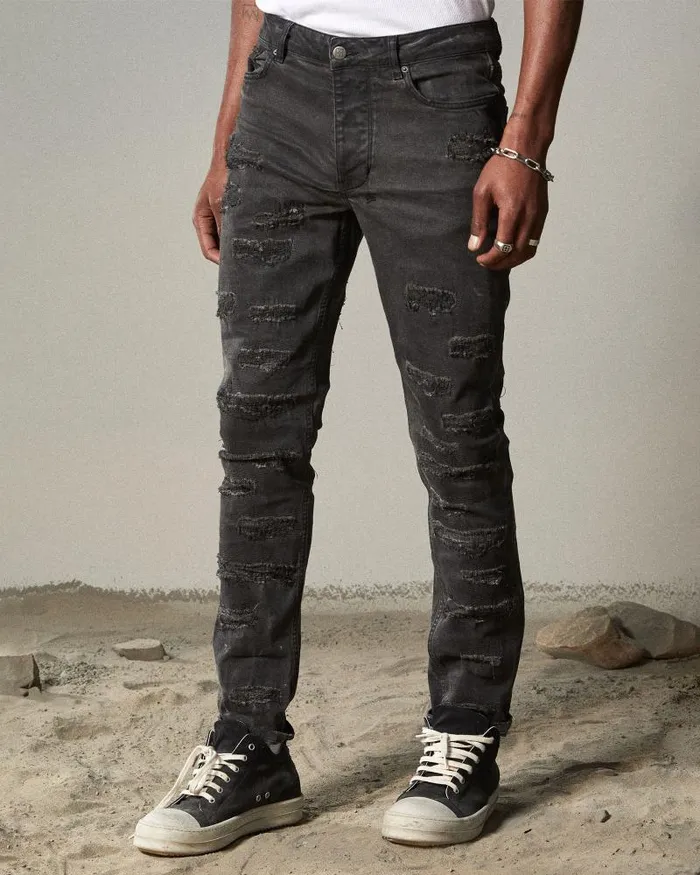 Ksubi Chitch Oil Slick Repair Mens Skinny
