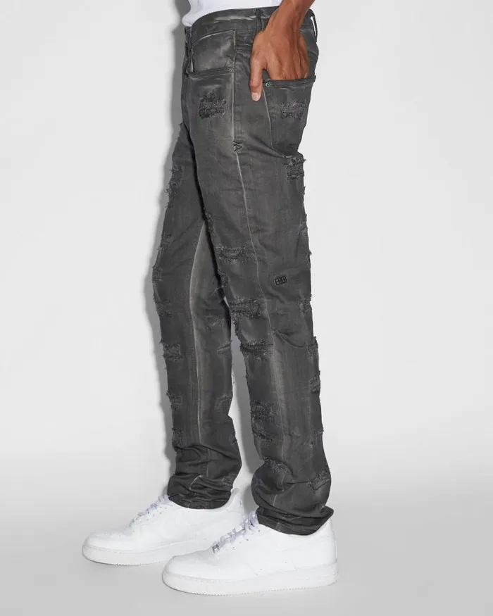 Ksubi Chitch Oil Slick Repair Mens Skinny