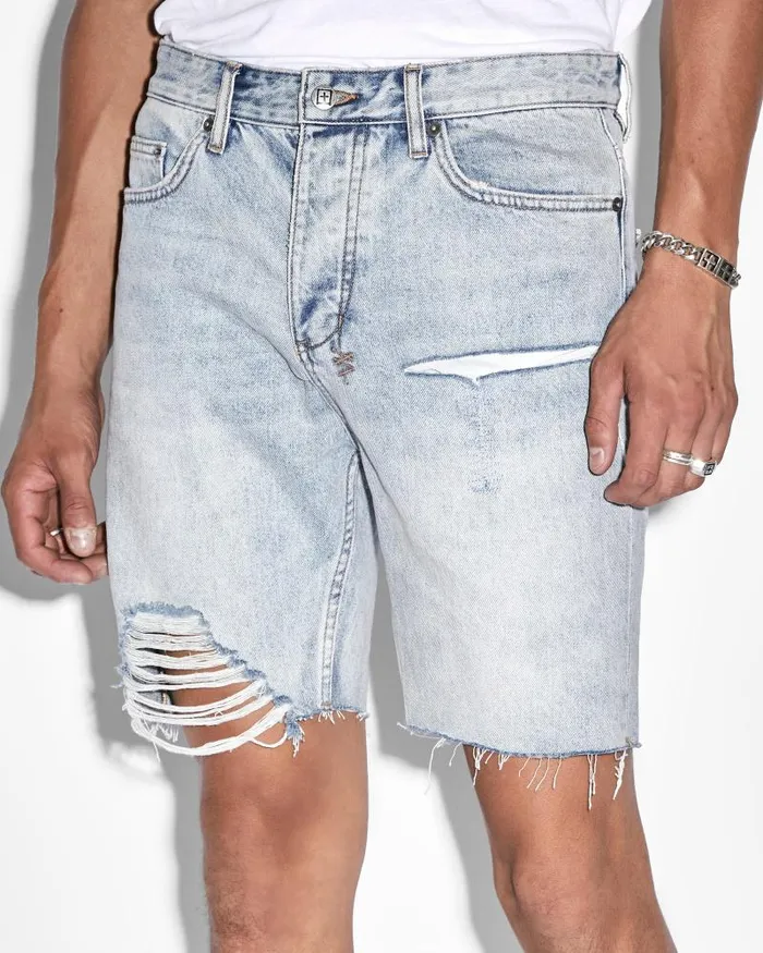Ksubi Chopper Short Karma Trashed Mens Denim Shorts