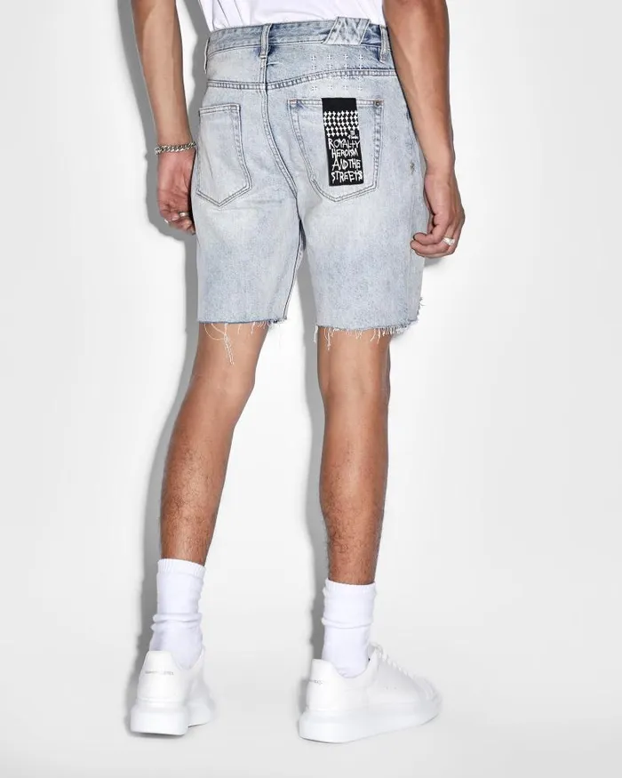 Ksubi Chopper Short Karma Trashed Mens Denim Shorts