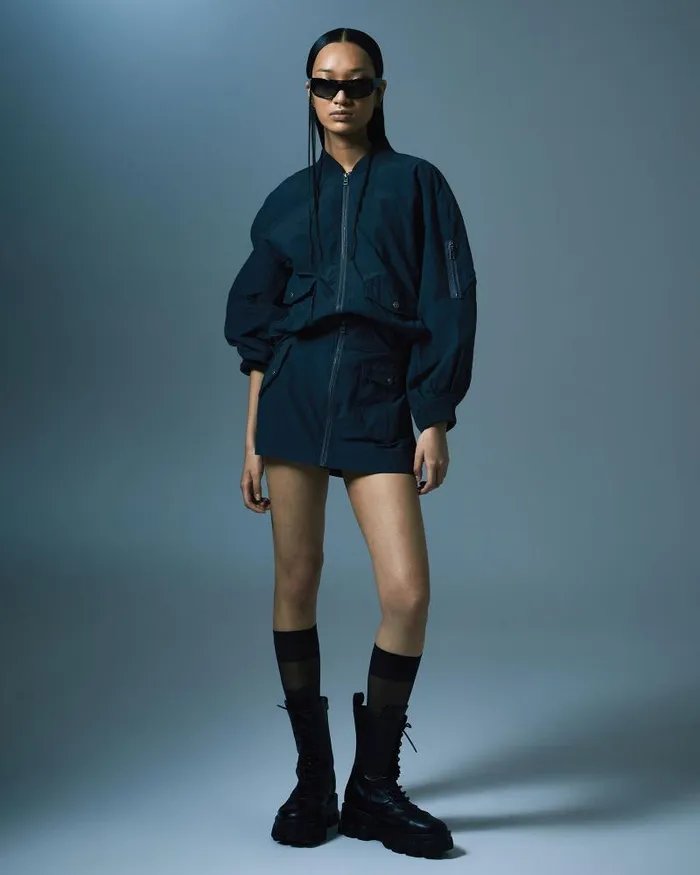 Ksubi Elemental Bomber Charcoal Womens Jackets
