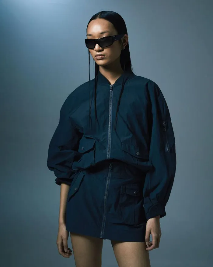 Ksubi Elemental Bomber Charcoal Womens Jackets